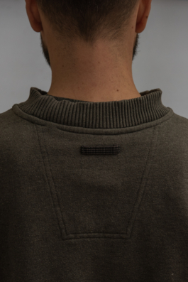  Portrait detail of Tobias Kappel's back at his Studio in Berlin