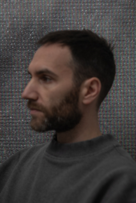  Portrait out of focus of Tobias Kappel at his Studio in Berlin