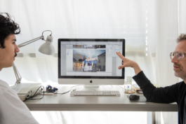  Working on a design assignment at Bank TM's Studio in Berlin Kreuzberg