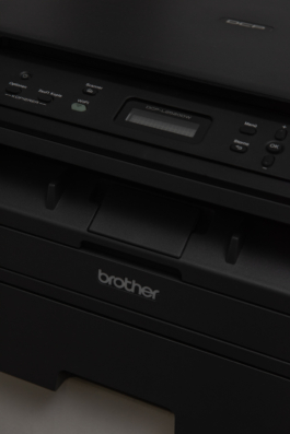  Close up of a Brother printer at Tobias Kappel's Studio in Berlin